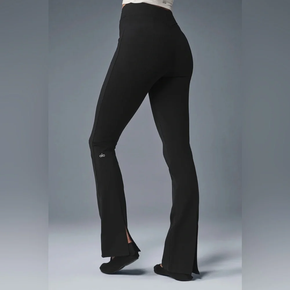 Alo Yoga Black Flared Leggings Small